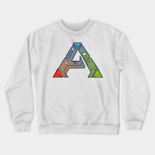 Ark Survival Evolved Cartoon Logo Crewneck Sweatshirt